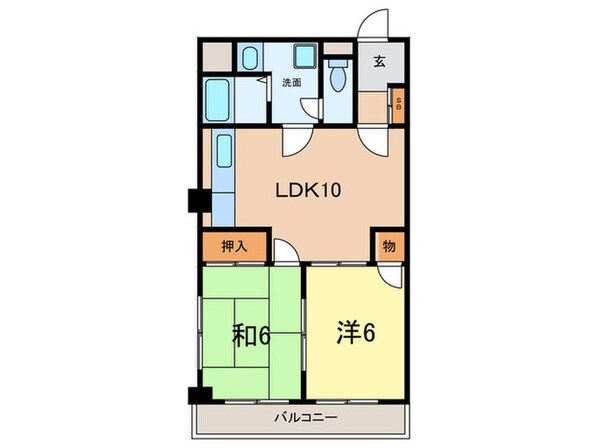 サンライフつちやの物件間取画像